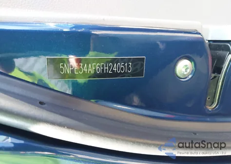 2015 Hyundai Sonata Sport z USA, uszkodzony, nr VIN 5NPE34AF6FH240513